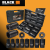 BLACK cr-mo, gépi 3/4COLOS dugókulcs készlet, 8DB 13308