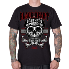 BLACK HEART Férfi póló Black Heart Bastard In Paradise fekete férfi póló