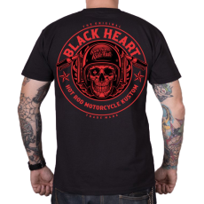 BLACK HEART Hellman férfi póló fekete