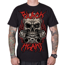 BLACK HEART Metal Head férfi póló férfi póló