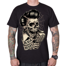BLACK HEART Rockabilly férfi póló férfi póló