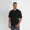  Black Lined Oversized Tee