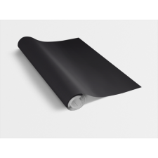 BLACK MAT/ matt fekete 45cm x 15m öntapadós tapéta tapéta, díszléc és más dekoráció