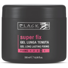 Black Professional Line Super Fix - Hosszan Tartó Hajzselé 500ml hajformázó