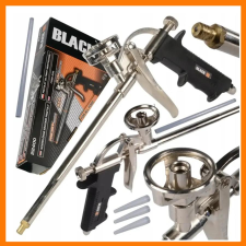 BLACK purhab pisztoly, rézfejű purhab kinyomó 22400 barkácsolás, csiszolás, rögzítés