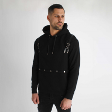  Black Tactical Hoodie - fekete pulóver - Méret: XL