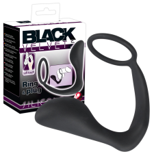 Black Velvets Péniszgyűrű és Análplug péniszgyűrű