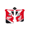 BlackBird Dream Graphic 3 Radiátor Louver Grafikai Készlet Honda CRF450R-hez BLACKBIRD Vázak, idomok, kiegészítők Idom, burkolat elem