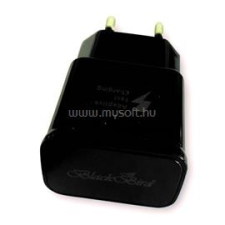 BlackBird Hálozati Adapter Gyorstöltő 2A, Fekete (BH995_BLACK) mobiltelefon kellék