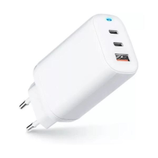 BlackBird hálózati töltő 2xUSB-C, 1x USB-A 65W PD fehér (BH1379) (BH1379) mobiltelefon kellék