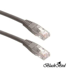 BlackBird Kábel Patch UTP CAT.6 5m Szürke (BH1232) kábel és adapter