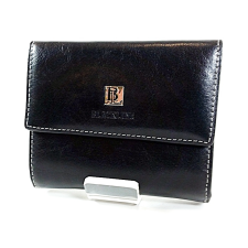 BLACKLINE kis méretű,két oldalas, fekete női pénz és irattartó tárca W8130-5 pénztárca