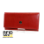 BLACKLINE RF védett hosszú piros női pénz-és irattárca W8144-5A