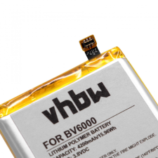  Blackview BV6000S készülékhez mobiltelefon akkumulátor (3.8V, 4200mAh / 15.96Wh, Li-Polymer) - Utángyártott mobiltelefon akkumulátor