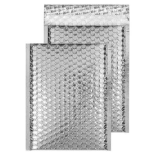 Blake Légpárnás tasak, C5+, 250x180 mm, BLAKE, fényes ezüst boríték