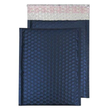 BLAKE Légpárnás tasak, C5+, 250x180 mm, BLAKE, metál tengerészkék boríték
