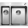 Blanco ANDANO 340/180-IF/A selyemfényű rozsdamentes acél mosogató medence, jobbos főmedencével 525247