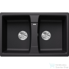 Blanco LEXA 8 silgranit mosogatótál (lefolyó távműködtető nélkül) fekete 525906
