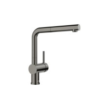 Blanco LINUS-S csaptelep kihúzható fejjel, satin dark steel, magasnyomású csaptelep