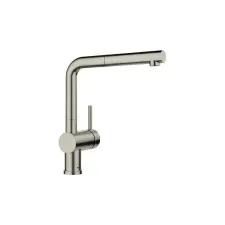 Blanco LINUS-S csaptelep kihúzható fejjel, satin platinum, magasnyomású csaptelep