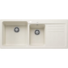 Blanco NAYA 8S Silgránit Törtfehér színű balos Gránit mosogatótál (527131) (527131) mosogatótálca