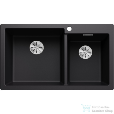 Blanco PLEON 9 silgránit mosogató medence balos főmedencével fekete 527636 mosogatótálca