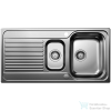 Blanco TIPO II 6 S natúr rozsdamentes acél mosogató medence, lefolyó-távműködtetővl 526621
