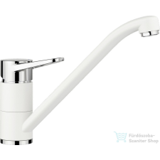 Blanco Wega II Silgránit-Look egykaros mosogató csaptelep, fehér/króm 526408 csaptelep