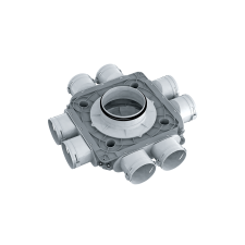 BLAUBERG SR 160/75x8 műanyag osztódoboz csatlakozó csonkkal hűtés, fűtés szerelvény