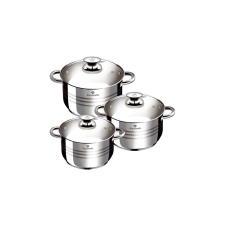 Blaumann Gourmet Line 6 db-os rozsdamentes acél edénykészlet (BL-3174) edény