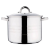 Blaumann Gourmet Line rozsdamentes fazék+üvegtető, 18x13 cm, 3 liter, BL-1007