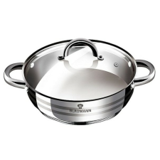 Blaumann Rozsdamentes 10 literes lábas üvegfedővel Gourmet line /inox/ edény