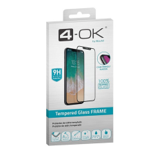 BLAUTEL 4-OK 3D full glue Apple iPhone XS Max / 11 Pro Max Edzett üveg kijelzővédő - Fekete mobiltelefon kellék