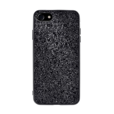 BLAUTEL 4-OK Apple iPhone 7 / 8 / SE (2020) Védőtok - Fekete - csillogó tok és táska