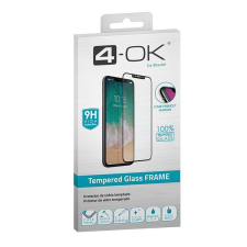 BLAUTEL 4-OK képernyővédő üveg (3D full glue, íves, teljes felületén tapad, tok barát, karcálló, 9H) FEKETE [Apple iPhone 13 Pro] (PRFI13) mobiltelefon kellék