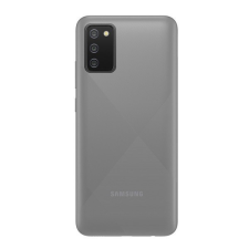 BLAUTEL 4-OK szilikon telefonvédő (ultravékony) ÁTLÁTSZÓ [Samsung Galaxy A02s (SM-A025F)] tok és táska