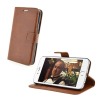 BLAUTEL 4-OK tok álló, bőr hatású (FLIP, oldalra nyíló, bankkártya tartó, asztali tartó funkció) BARNA Apple iPhone 6 Plus 5.5, Apple iPhone 6S Plus 5.5