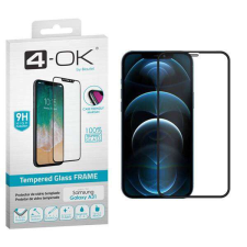 BLAUTEL APPLE iPhone 12 mini, 4-OK üvegfólia, Full cover, Full glue, Fekete mobiltelefon kellék