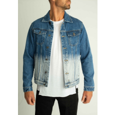  Bleach Denim Jacket - kimart farmer kabát - Méret: XXL