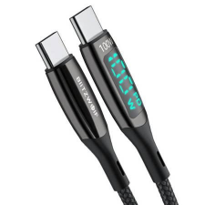 BlitzWolf BW-TC23 USB-C - USB-C kábel 100W 90cm fekete kábel és adapter