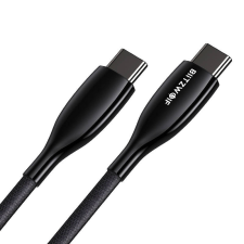 BlitzWolf BW-TC24 USB-C - USB-C töltőkábel, 100W, 5A, 1.8m (fekete) kábel és adapter