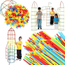 Blocks - straws - set of 408 pcs. 22408 építkezés
