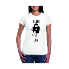 Blog life Női póló - egyedi mintás, 12 szín, S-2XL női póló