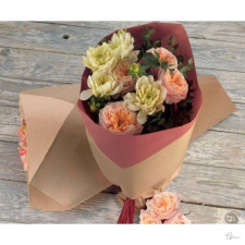 Bloomi Csomagolópapír vágott virághoz 35x12x55cm barna S/25 dekorációs kellék