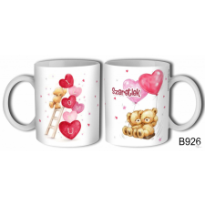 Bloomi Valentin Napi Ajándék - Évfordulós Ajándékok - Lufis Macik - Bögre bögrék, csészék