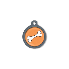 Blucky Bone Orange Dog Tag large nyakörv, póráz, hám kutyáknak