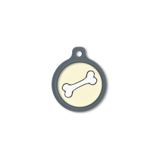 Blucky Bone Pastel Yellow Dog Tag large nyakörv, póráz, hám kutyáknak