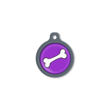 Blucky Bone Purple Dog Tag large nyakörv, póráz, hám kutyáknak