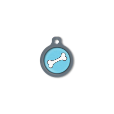 Blucky Bone Turquoise Blue Dog Tag medium nyakörv, póráz, hám kutyáknak