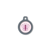 Blucky Butterfly Rose Dog Tag medium